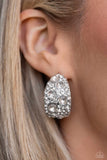 Freethinking Finesse - White Earrings ❤️ Paparazzi