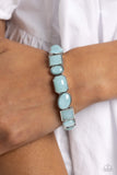 Giving Geometrics - Blue Bracelet ❤️ Paparazzi