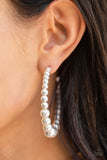 Glamour Graduate - White Earrings ~ Paparazzi Fashion Fix
