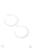 Glamour Graduate - White Earrings ~ Paparazzi Fashion Fix