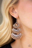 Impressively Empress - Copper Earrings ❤️ Paparazzi