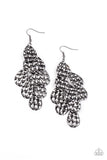 Instant Incandescence - Black Earrings ❤️ Paparazzi
