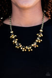 Instant Stardom - Brass Necklace ~ Paparazzi