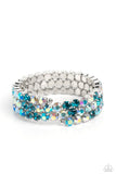 Iridescent Incantation - Blue Bracelet ❤️ Paparazzi