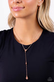 Lavish Lariat - Copper Necklace ❤️ Paparazzi