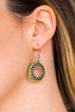 Light The Way - Green Earrings ❤️ Paparazzi