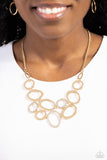 Limelight Lead - Gold Necklace ❤️ Paparazzzi