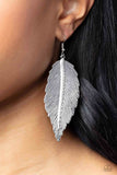 Lookin' For A Flight - Silver Earrings ❤️ Paparazzi