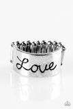 Love Hard - Silver Ring ❤️ Paparazzi