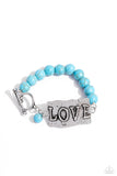 Lovely Stones - Blue Bracelet ❤️ Paparazzi
