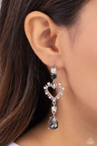 Lovers Lure - Silver Earrings ❤️ Paparazzi