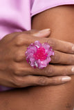 Lush Lotus - Pink Ring ❤️ Paparazzi