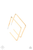 Material Girl Magic - Gold Earrings ~ Paparazzi Fashion Fix