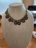 Meadow Masquerade - Brass Necklace ❤️ Paparazzi