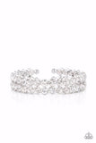 Megawatt Majesty - White Bracelet ❤️ Paparazzi