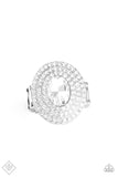Metro Millionaire - White Ring ~ Paparazzi Fashion Fix