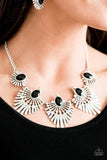 Miss YOU-niverse – Black Necklace ❤️ Paparazzi