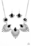 Miss YOU-niverse – Black Necklace ❤️ Paparazzi