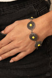 Mojave Mandalas - Yellow Bracelet ~ Paparazzi Bracelets