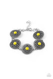 Mojave Mandalas - Yellow Bracelet ~ Paparazzi Bracelets