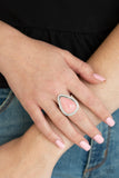 Mojave Mist - Pink Ring ❤️ Paparazzi