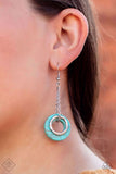 Mojave Oasis - Blue Earrings ❤️ Paparazzi