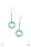 Mojave Oasis - Blue Earrings ❤️ Paparazzi