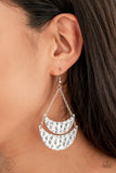 Moon Landings - Silver Earrings ❤️ Paparazzi