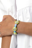 Multicolored Madness - Green Bracelet ❤️ Paparazzi