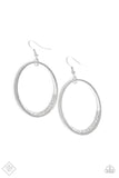 Must Love Sparkle - White Earrings ~ Paparazzi Fashion Fix