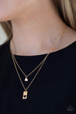 Not Your Damsel - Gold Necklace ❤️ Paparazzi