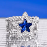 One Nation Under Sparkle - Blue Ring ❤️ Paparazzi