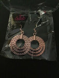 Open Plains - Copper Earrings ~ Paparazzi Fashion Fix