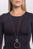 Optical Illusion - Copper Necklace ❤️ Paparazzi