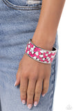 Penchant for Patterns - Pink Bracelet ❤️ Paparazzi