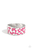 Penchant for Patterns - Pink Bracelet ❤️ Paparazzi