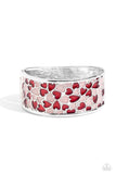 Penchant for Patterns - Red Bracelet ❤️ Paparazzi