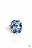 Perfectly Park Avenue - Blue Ring ❤️ Paparazzi