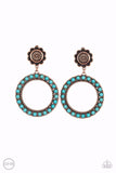Playfully Prairie - Copper Earrings ❤️ Paparazzi