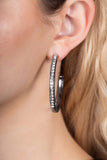 Powerhouse Precision - Black Earrings ❤️ Paparazzi