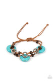 Quarry Quandary - Blue Bracelet ❤️ Paparazzi