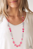Quite Quintessence - Pink Necklace ❤️ Paparazzi