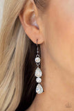 Raise Your Glass to Glamorous - Black Earrings ❤️ Paparazzi