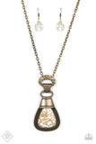 Rodeo Royale - Brass Necklace ~ Paparazzi Fashion Fix