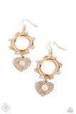 Romantic Relic - Gold Earrings ❤️ Paparazzi