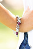 Royal Sweethearts - Purple Bracelet ~ Paparazzi Bracelets