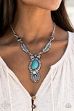 Ruler of The Roost - Blue Necklace ❤️ Paparazzi