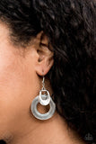 Rustic Retreat - Silver Earrings ~ Paparazzi Fashion Fix