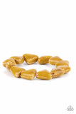 SHARK Out of Water - Yellow Bracelet ❤️ Paparazzi