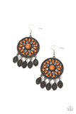 Sagebrush Symphony - Brown Earrings ❤️ Paparazzi